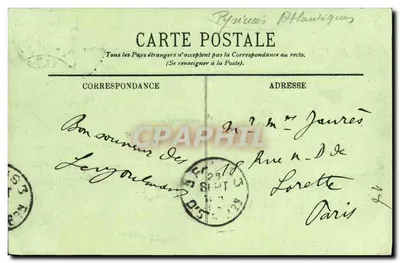Biarritz — Le Rocher Percé — LL. — n°209 — Achterkant