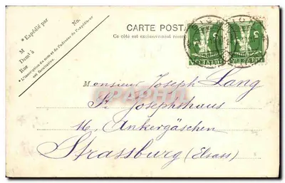 Biarritz — Rocher le Basta — V.P. Paris, No. 14 — Verso