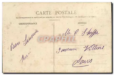 Biarritz — Ondata alla Côte des Basques — Edizione A. Simons, N° 16 — Verso