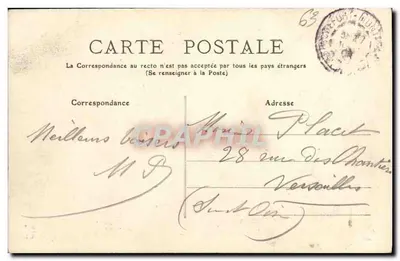 A Auvergne — Roches Tuilière e Sanadoire — A Auvergne 392 — Verso