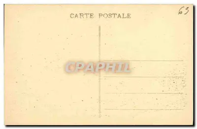 O Viaduto de Garabit — A Auvergne Pittoresca — Edição de Lazo Fière & Adrien Salmon em Aurillac — Verso