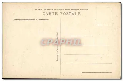 Entrada das Gorges de Chouvigny — A Auvergne pittoresca — Idéal, n° 2847 — Verso