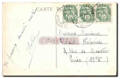 Saint-Germain-l'Herm — Etang di Marchaud — Pap. L. Rey, Ambert — Verso