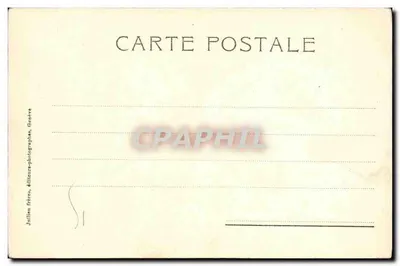 Aubonne — pejzaż panoramiczny wsi z zamkiem — J. J. 1297 — Rewers