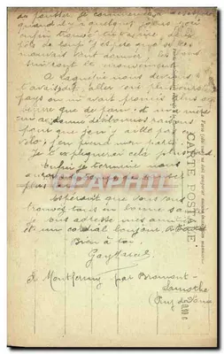 Pontgibaud — Most nad Sioule i Aleja Klonów — G. D’O. - 612 — Rewers