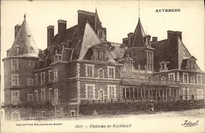 Castelo de Randan — Auvergne — Coleção Deluzarche-Gazet, n° 1611