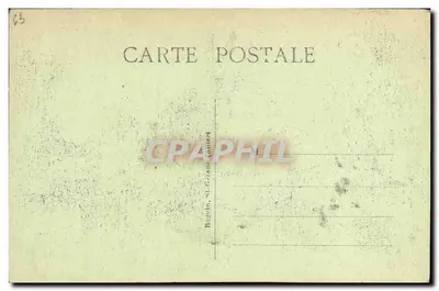 Castelo de Randan — Auvergne — Coleção Deluzarche-Gazet, n° 1611 — Verso