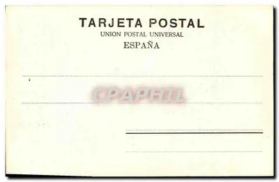 Nuestro Señor Crucificado — obraz A. Cano — Uniwersalna Poczta Powszechna, Hiszpania — Rewers