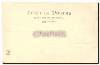 As Tentações de São Antônio — reprodução de uma pintura de Teniers — Hauser y Menet, Madrid, 1898 — Verso