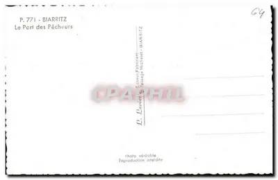 Biarritz — Het Visserijhaven — Lavielle — Achterkant
