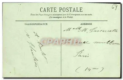 Biarritz - Os Banhos do Porto Velho em direção à Rocha da Virgem — LL, n°65 — Verso