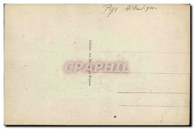 Biarritz - Rocher de la Vierge — éditeur Pyp Alpauliques, n° 309 DF — Verso