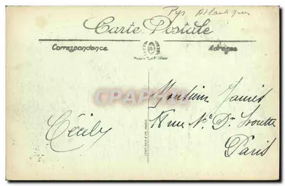 Biarritz — O Rocher da Virgem — LL — Verso
