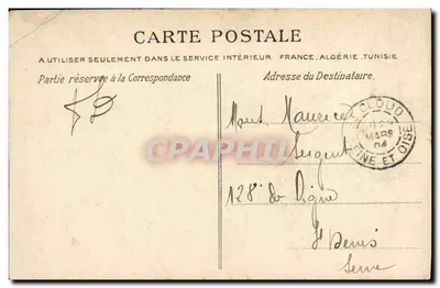 Argentan — Het Oude Kasteel — La C.P.A. — Achterkant