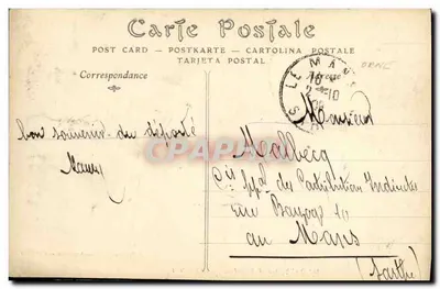 MÉDAVY, perto de Argentan — O Castelo — E. Roussel, editor — Cliché D — Verso