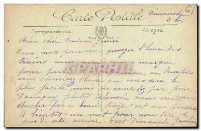 Alençon — Vista generale — L. W. Veres, editore, n°81 — Verso