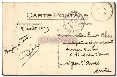 Alençon — Rue aux Sieurs — wydawca L.L. nr 89 — Rewers