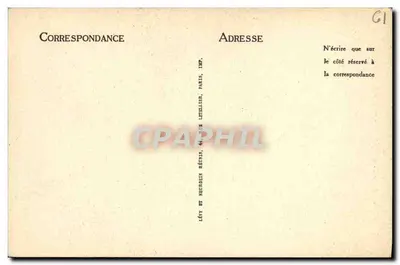 Sées — Katedra, widok z fontanny — LL. — Rewers