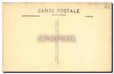 Sées - Trzy portale katedry — Zbiór Coullané, n°18 — Rewers