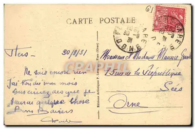 Flers - Il Castello del XV e XVI secolo — P. Luvasseur, n°14 — Verso