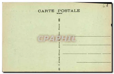 Flers — Igreja de São Germain — G. Artaud, editor, Nantes — Verso