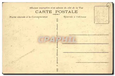 Flers — Statua Jules Gevelota — G. Arlaud, wydawca — Rewers