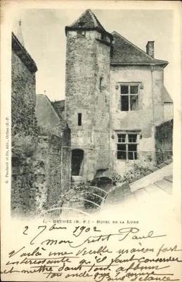 Orthez (B.P.) — Hotel da Lua — G. Pondarré e filhos, editor (B.P.)