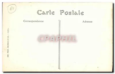 Orthez (Basses-Pyrénées) — O Hotel da Lua. ND. Fot. — Verso