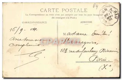 Wąwoz Aspe — Masywy i Trasa Sumport (Granica francuska) — A. Villatte, Tarbes 11288, 12 — Rewers