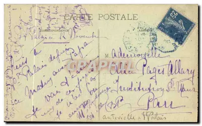 Saint-Palais (Basses-Pyrénées) — Igreja de Santa Magdalena — fototipia Bordeaux — Verso