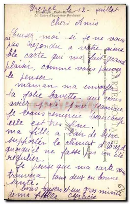 Urepel (Basses-Pyrénées) — Moinho Poutchoa e sua cachoeira — Editor E. Sassari, n°10 — Verso