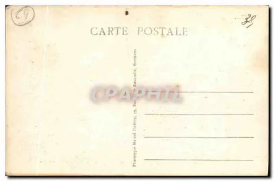 SOMMET de la RHUNE, alt. 900 m. — La Croix du Point culminant et la Chaîne des Montagnes — B.P. — MD. — Phototypie Marcel Delhoy, Bordeaux — Rewers