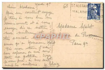 Saint-Nectaire — A Igreja — Monumento Histórico (Século XI) — Edição G. d'O. (Puy-de-Dôme) — Verso