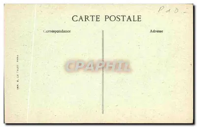Abside de la Iglesia de San Nectaire — Monasterio histórico — L'Auvergne Pittoresque, n°2509 — Reverso