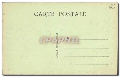 El Lago CHAMBON y la Dent du Murais — El Saut de la Pucelle — L'Auvergne Pittoresque — Editor Ideal, n° 3381 — Reverso