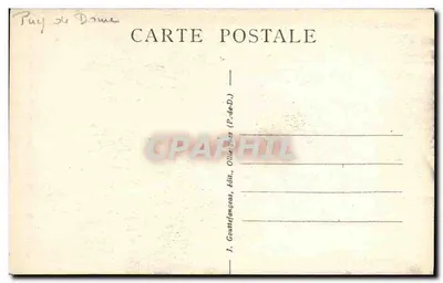 Portal Kościoła Marthuret — Riom — wydawca J. Gouttefangeas, nr 784 — Rewers