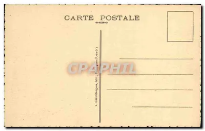 Korty Hotelu Arnoux de Maison-Rouge — Riom — XVII wiek — J. Gouttehanges, wydawca (P.-de-D.) — Rewers