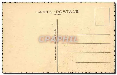 Riom - Praça e Rua Saint-Amable — Fonte e Igreja — G. d'O. - 803 — Verso