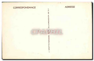 Kościół Świętego Amabla — Riom, Auvergne — G. d'O, n° 939 — Rewers