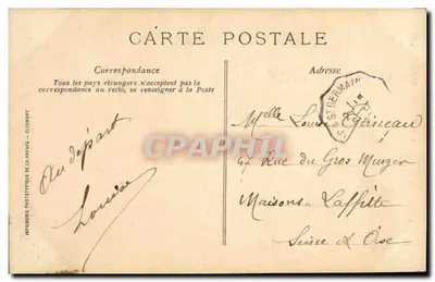 Kościół Najświętszej Maryi Panny Marthuret — Pittoreska Auvergne — Fototypografia Havany, Clermont — Rewers