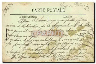 Châtel-Guyon — Grand Hôtel du Parc — LL. — nr 80 — Rewers