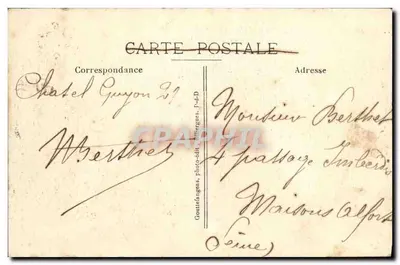 Châtel-Guyon — Niektóre Hotele i Wile Widziane z Wierzchołka Mont Chalusset — G. d'O. - 776 — Rewers