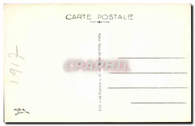 Châtelguyon — Hotele (na tle, Puy-de-Dôme) — Édit. La Cigogne, Vichy — Rewers