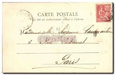 Buvette Deval — Chatel-Guyon — B.E. Paris — Verso