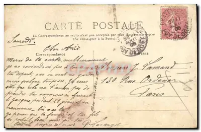 Châtelguyon (Puy-de-Dôme) — Vista tirada do Calvaire — editor L'Auvergne, n° 678 — Verso