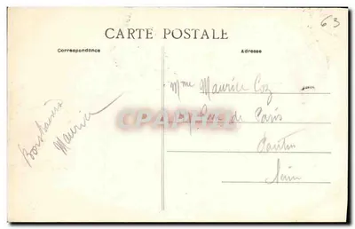 Auvergne Pittoresque — Jezioro Montcineyre — wydawca nie widoczny, nr serii 923 — Rewers