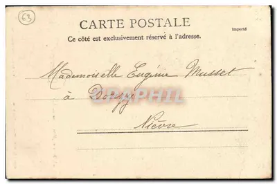 A Abside de Nossa Senhora do Port — Clermont-Ferrand — Cliché Ledepold fot. Clermond-Fil. et Royal, Vra. Durand et Cie Éditeurs Clermont-Fd. — Verso
