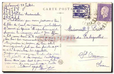 Bellême (Orne) — Rodovia H.158 — Editor Carte Nouveau — Verso