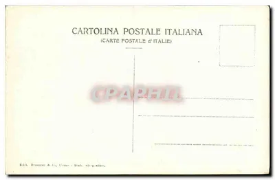 Bordighera - Capo Sant'Ampeglia — wydawca Brummer & C. w Como, nr 7240 — Rewers