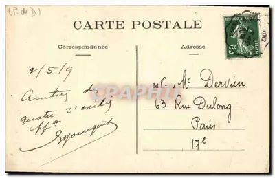 Auvergne - Royat - O Velho Moinho — foto Gailles — Verso